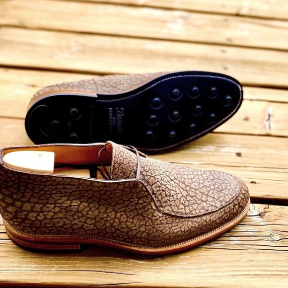 Maison Koly X Enzo Bonafe Kanata boots Suede bison leather - Picture 3 of 3